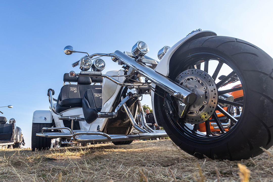 Image of a three seater motorbike